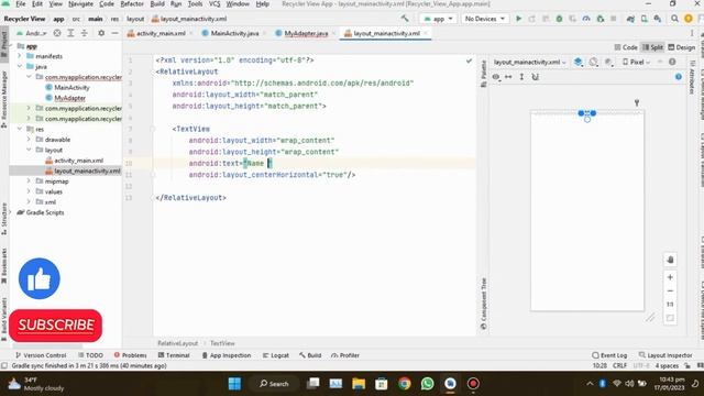 How to use recycler view in Android Java | Android Studio Tutorials | Mobile App Development смотреть онлайн