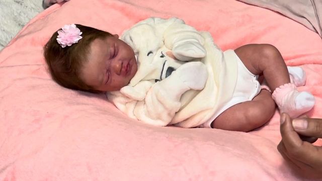Blanket reveal! Come meet my new ? girl❤️ смотреть онлайн