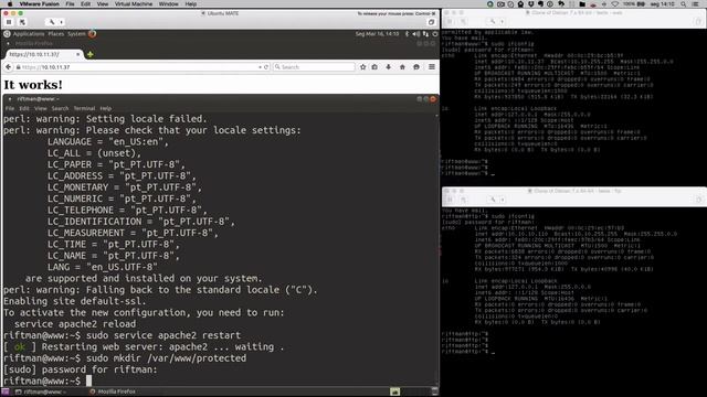 CA + Https (apache2) - Protected web dir and FTPS (vsftpd) смотреть онлайн