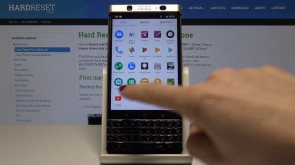 CHECK IMEI in BLACKBERRY KeyOne - IMEI & Serial Number