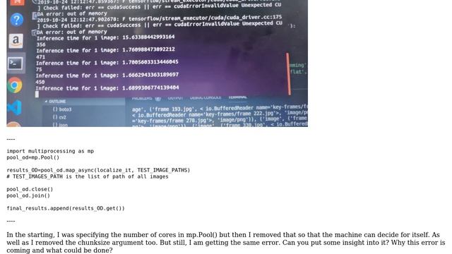 How to fix the CUDA out of memory error on EC2 instance while running inference pipeline? смотреть онлайн