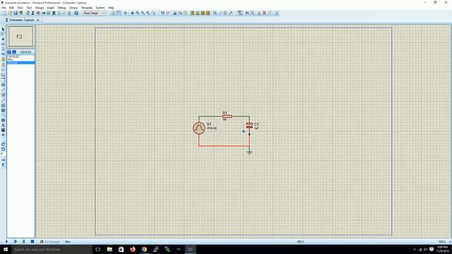 How to do transient analysis in Proteus смотреть онлайн