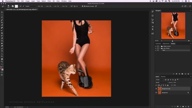 ЧИСТКА ФОНА | Backdrop Cleaning | Dymova Retouching