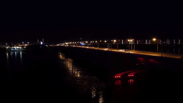 Подсветка Коммунального моста Красноярск смотреть онлайн