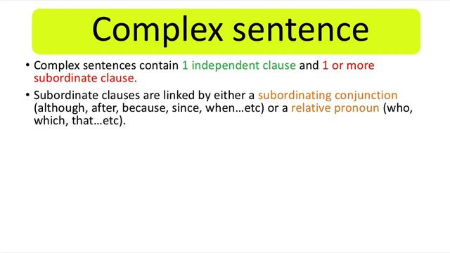 Types of sentence structures | Simple, Compound, Complex & Compound-complex смотреть онлайн