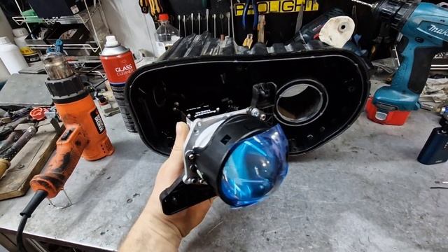 Dodge Challenger Установка лазерных бидиодных линз Aozoom Laser gen5 BI-LED смотреть онлайн