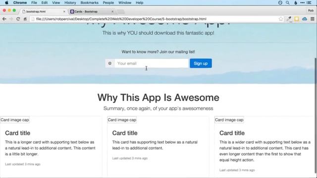 Bootstrap 10 Project App Landing Page смотреть онлайн