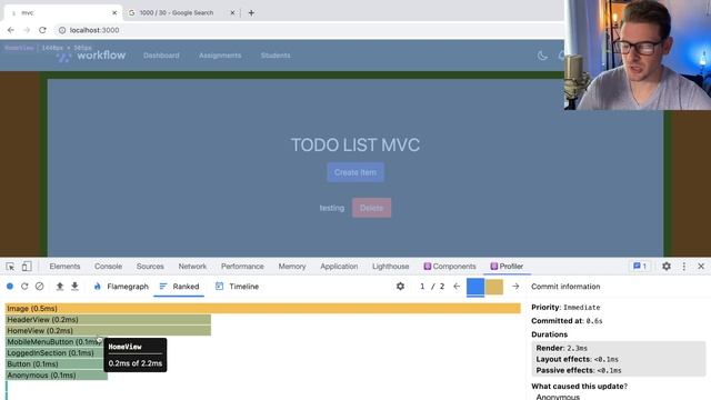 Stop worrying about React Re-renders so much (an overview of the react profiler with refactoring) смотреть онлайн