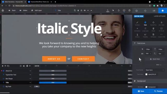 How To Make Italic Text In Revolution Slider WordPress Plugin? смотреть онлайн