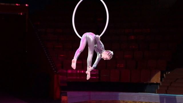 Цирковая студия "Пульс" - "Звезда", воздушная гимнастка в кольце смотреть онлайн