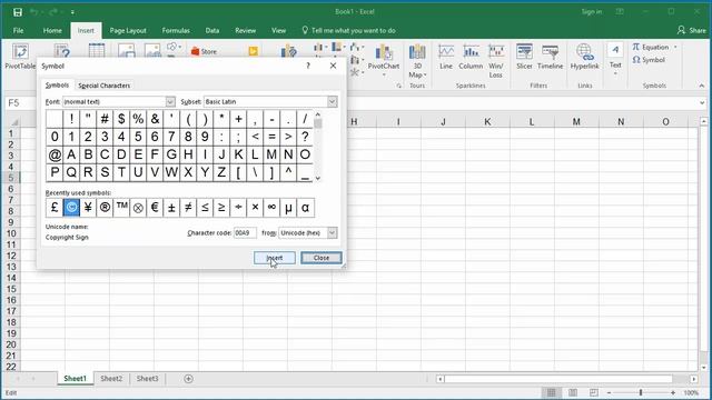 How to Insert Special Characters in to a Cell in Excel 2016 смотреть онлайн