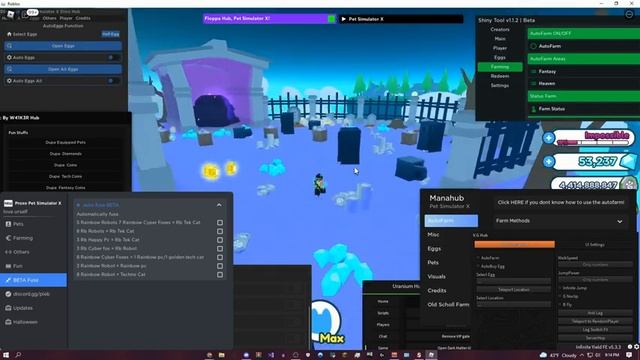 [UPDATED] Pet Simulator X Script Hack GUI | Dupe All Pets | Autofarm + Open Eggs | *PASTEBIN 2021*