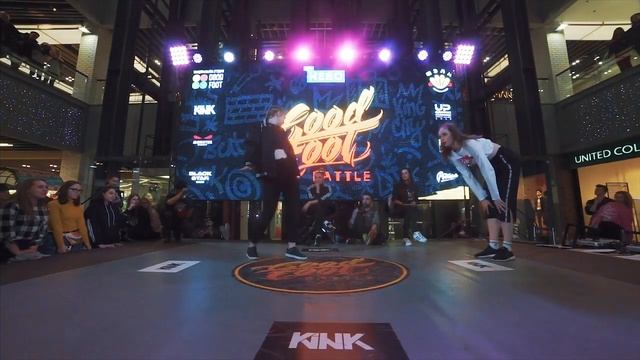 СЕРДИТОВА САША vs КЭТЬЮ | JAZZ FUNK | GOOD FOOT BATTLE смотреть онлайн