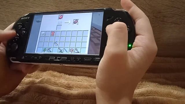 как играть в MINECRAFT на PSP SONY смотреть онлайн