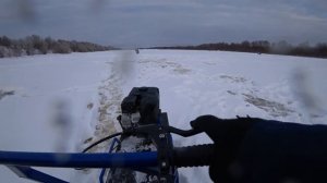 Мотобуксировщик Альбатрос-L8, часть 1 - река Вятка