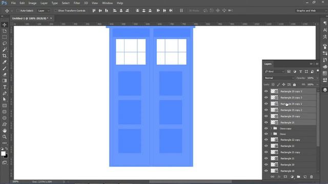 Как сделать тардис в фотошопе Make TARDIS Doctor Who Photoshop смотреть онлайн