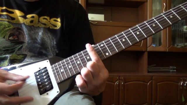 Простой РИФ №8 (РИФ для начинающих гитаристов)