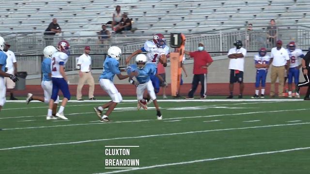 Darius Burwell scores 4 TDs: Huntsville Middle blanks Chapman 36-0 смотреть онлайн