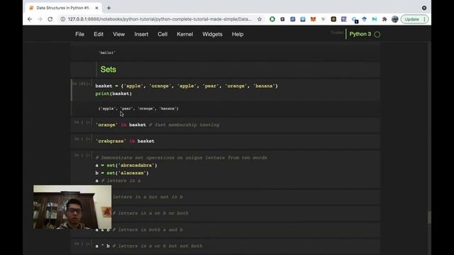 Tuples & Sets with Python ? смотреть онлайн