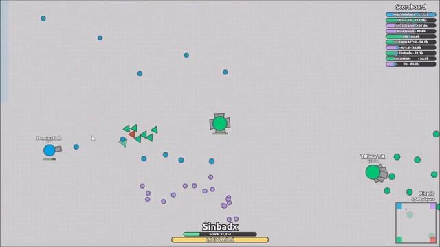 COWARD NECROMANCER VS BRAVE OVERLORD- diep.io смотреть онлайн