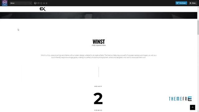 Winst - One Page Portfolio WordPress Theme Emery Ryker смотреть онлайн