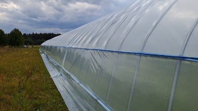 Фермерская теплица туннельного типа #теплица #строительствотеплиц #теплицы по корейскойт ехнологии смотреть онлайн