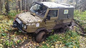 ЛуАЗ с двигателем от Ваз,на квадрорезине