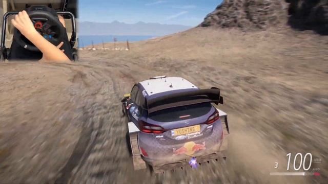Ford M-SPORT FIESTA RS WRC | Forza Horizon 5 Steering Wheel Gameplay смотреть онлайн