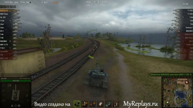 WOT: Лайв Окс - Bat Chatillon 25 t - 5 фрагов смотреть онлайн