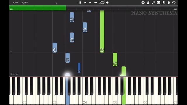 The Terminator - Love Theme | Brad Fiedel (Piano Tutorial Synthesia) смотреть онлайн