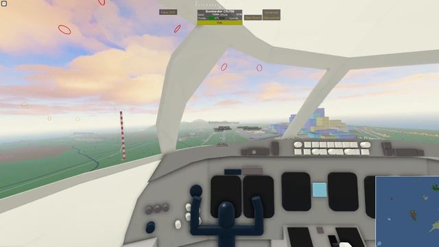 Roblox pilot training flight simulator Landing at Gr in crj 700. смотреть онлайн