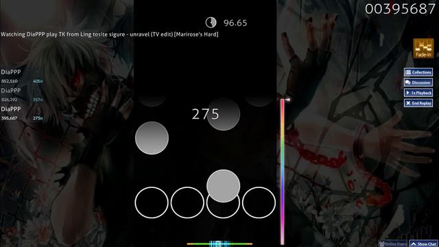 Unravel osu Mania смотреть онлайн