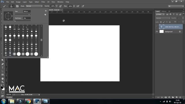 Cara Install Brush di Photoshop смотреть онлайн
