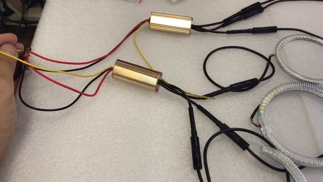 Dual Color MarkX Mark X Reiz LED SMD White Amber Angel eye DRL смотреть онлайн