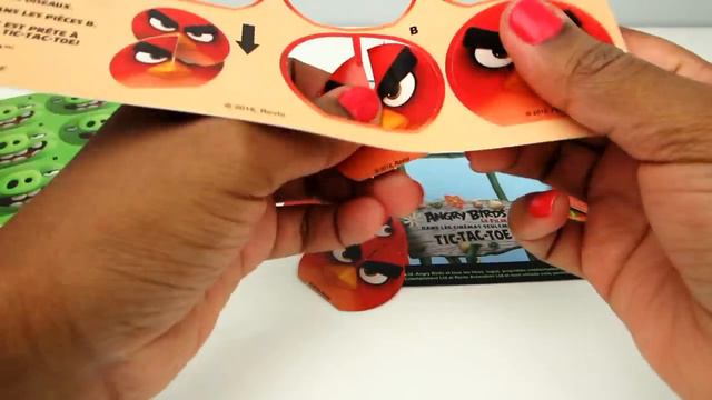 Angry Birds Movie - McDonald's Coloring Book & Tic Tac Toe | Yay! Toy Unboxing смотреть онлайн