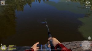 Русская рыбалка 4 - озеро Старый Острог - Щука на вертушки с мостика