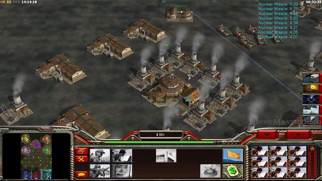 Command & Conquer Generals Zero Hour - China Tank General 1 vs 7 HARD Generals P36 (1080p 60fps) смотреть онлайн