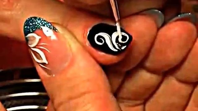 Учимся рисовать на ногтях смотреть онлайн