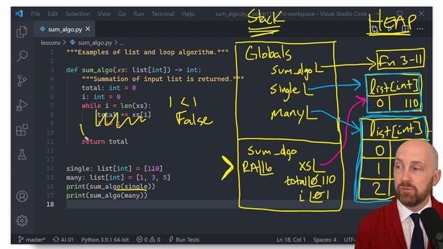 Memory Diagrams with Lists in Python смотреть онлайн