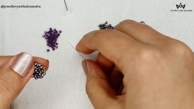 The Maya Earrings ⛋ How To Make Tiny Square/ Diamond Shaped Stud Earrings With Seed Beads ⛋ смотреть онлайн