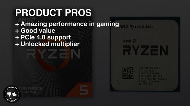AMD Ryzen 5 3600 6-Core Desktop Processor review - Overall Rating: 9.0 / 10 смотреть онлайн