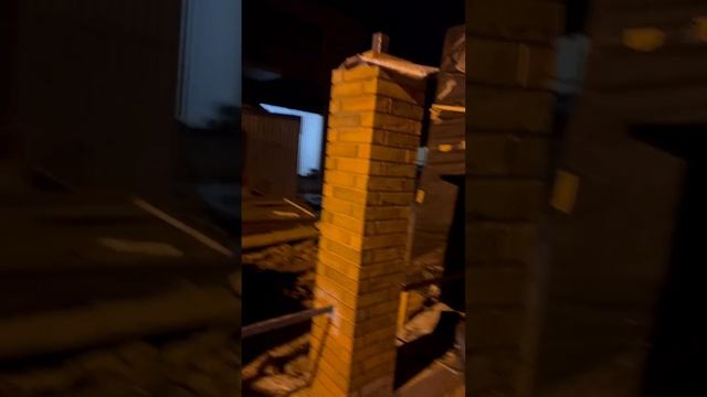 Колонны из кирпича . Строим забор