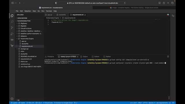 Hands-on Deploying a WebApp on Google Kubernetes Engine Cluster смотреть онлайн