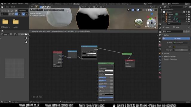Mossy Rocks - Beginner Node Exercises in Blender смотреть онлайн