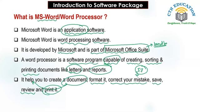 What is MS Word ? II Characteristics of MS-Word II Basic features of MS-Word ? смотреть онлайн