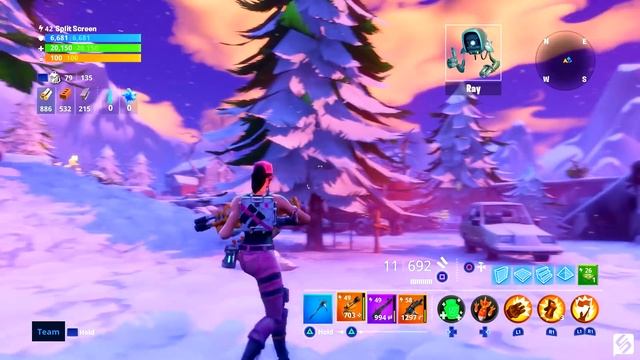 Fortnite Christmas Update "Who Goes There Quest Guide" Fortnite Survive the Holidays Quest Guide смотреть онлайн