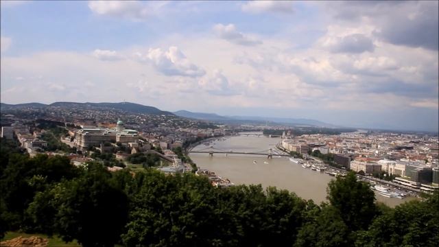 Путешествие по Венгрии. Будапешт с горы Геллерта. смотреть онлайн