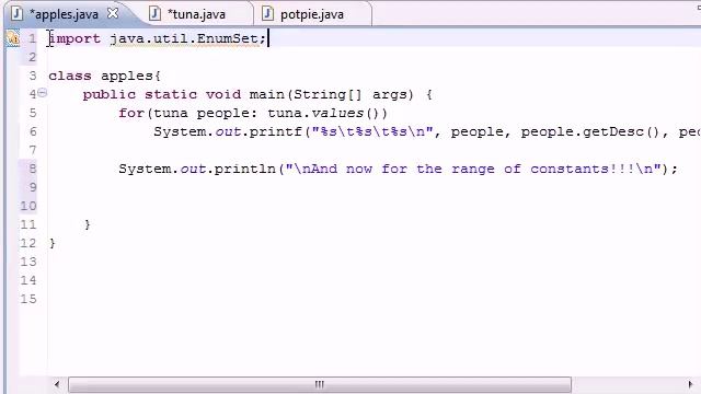 Java#45 EnumSet range смотреть онлайн