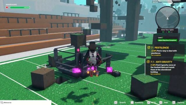 The Sandbox Game Alpha Season 3 - Quest: Find 4 Gravity Cores on Football Field смотреть онлайн