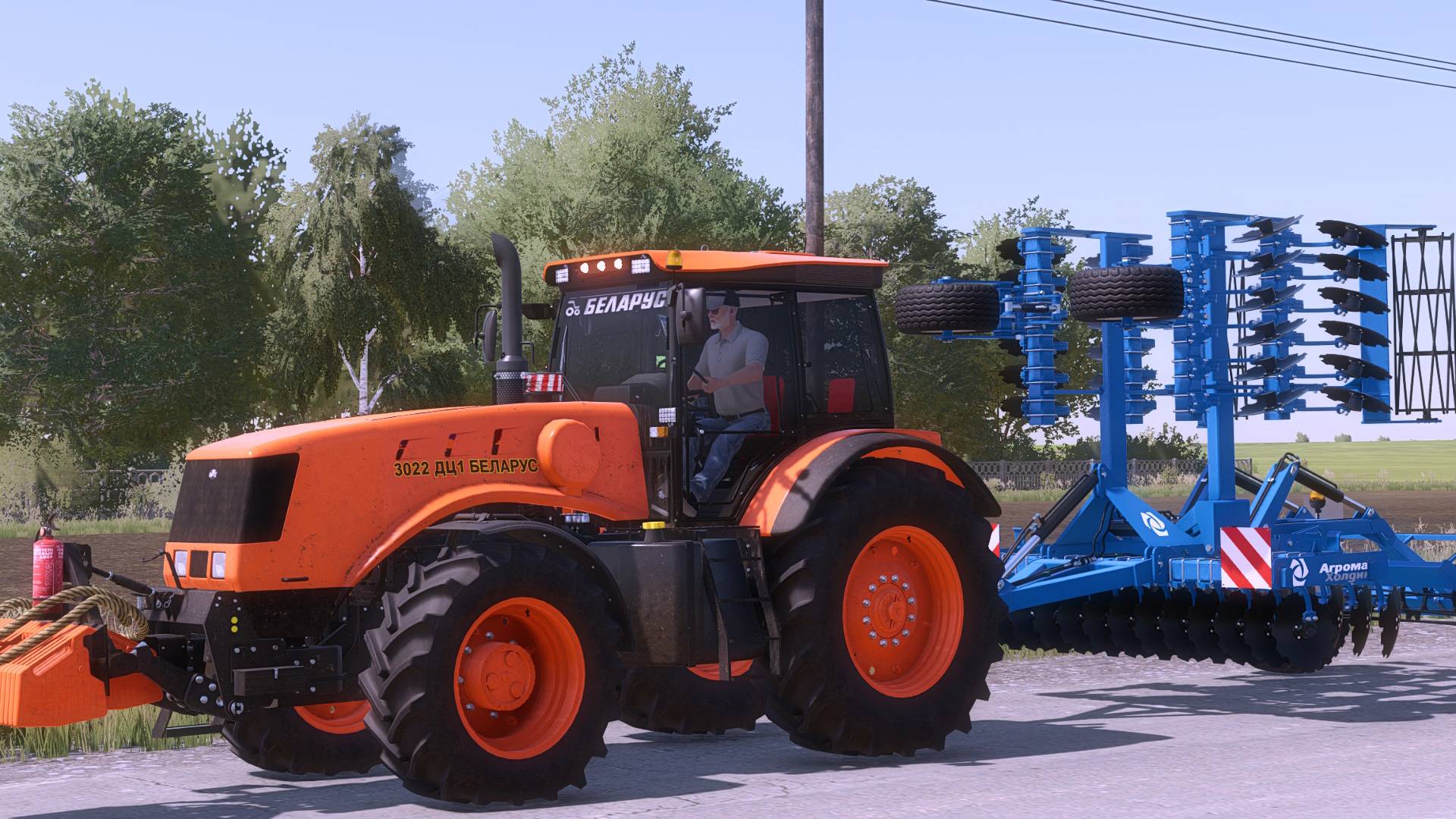 Farming Simulator 2022.,Покатаю по Владимировке
